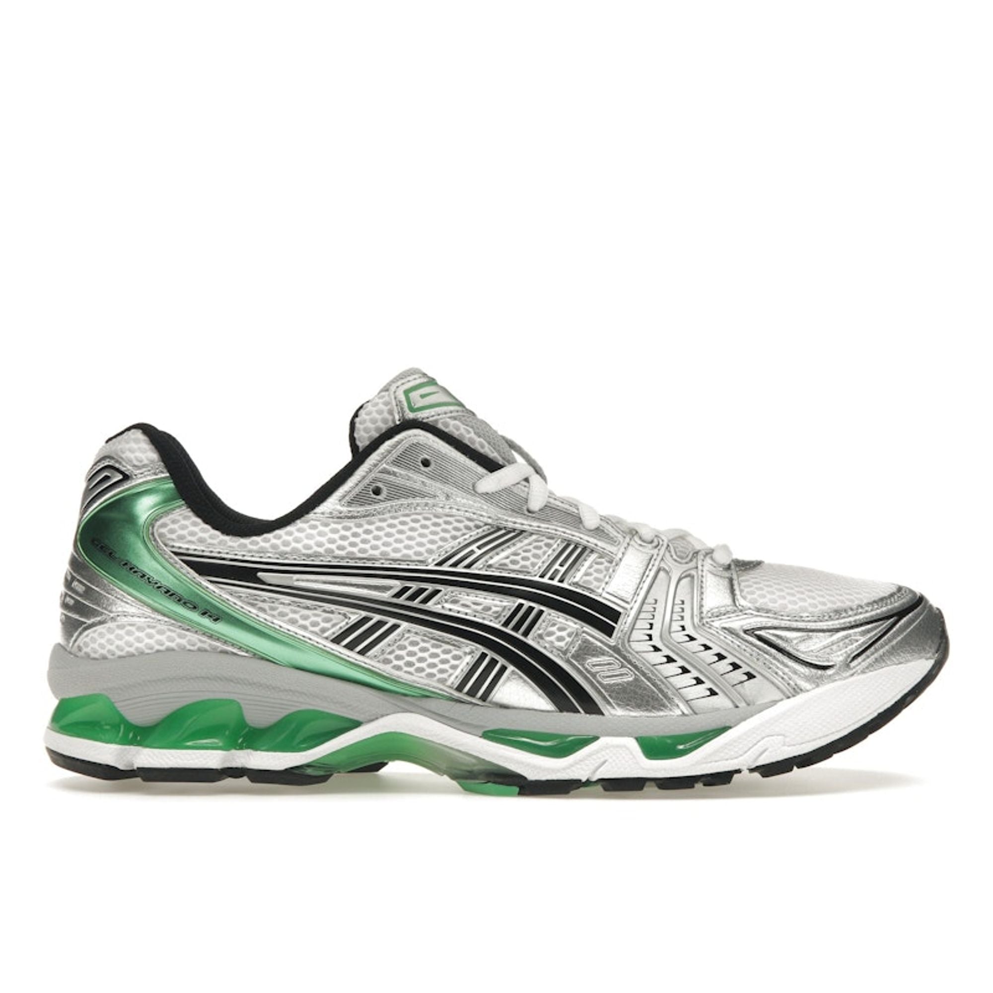 Gel Kayano 14 White / Grenn Malachite