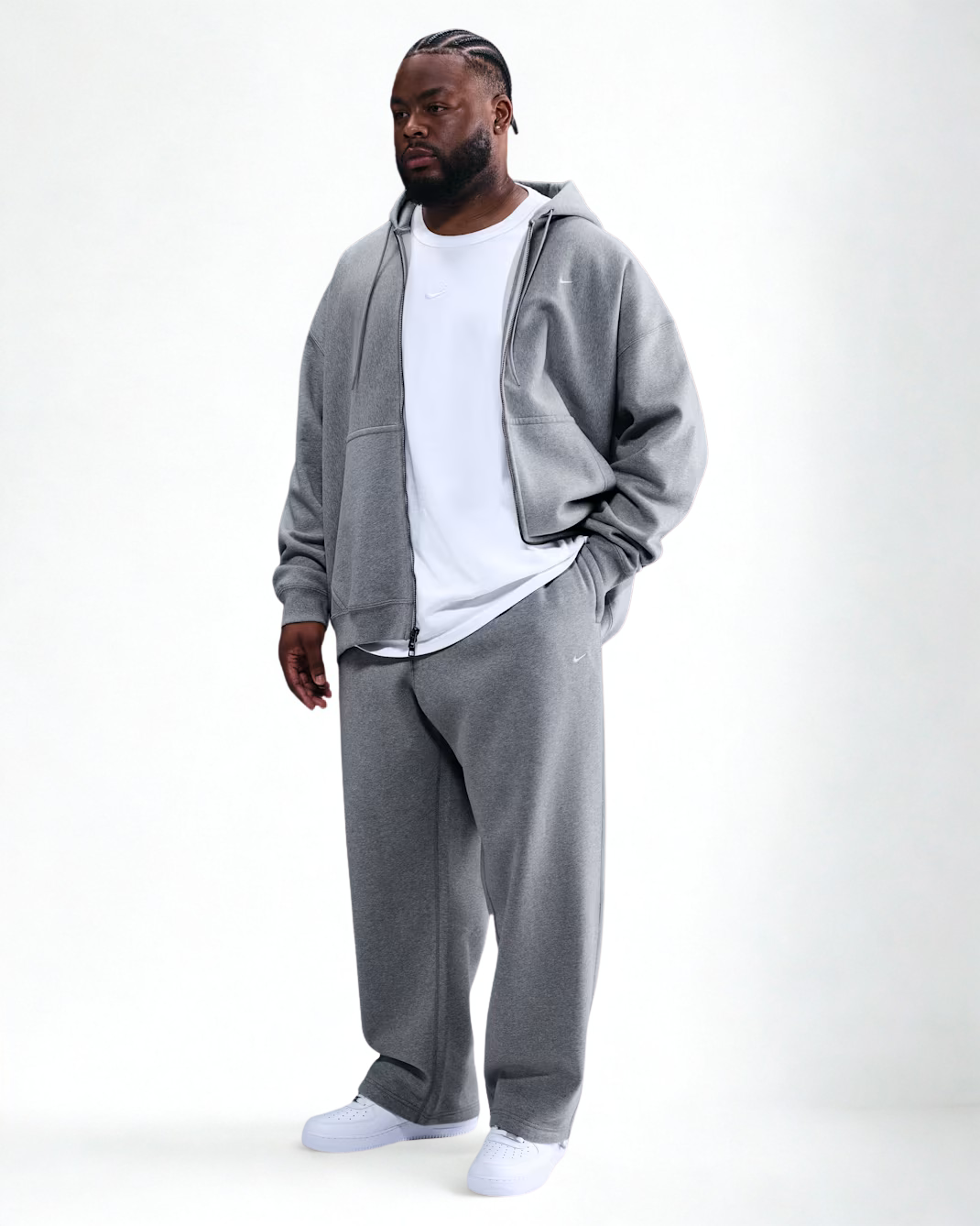 🩶 Nk Oversized Joggers Dark Grey 🩶