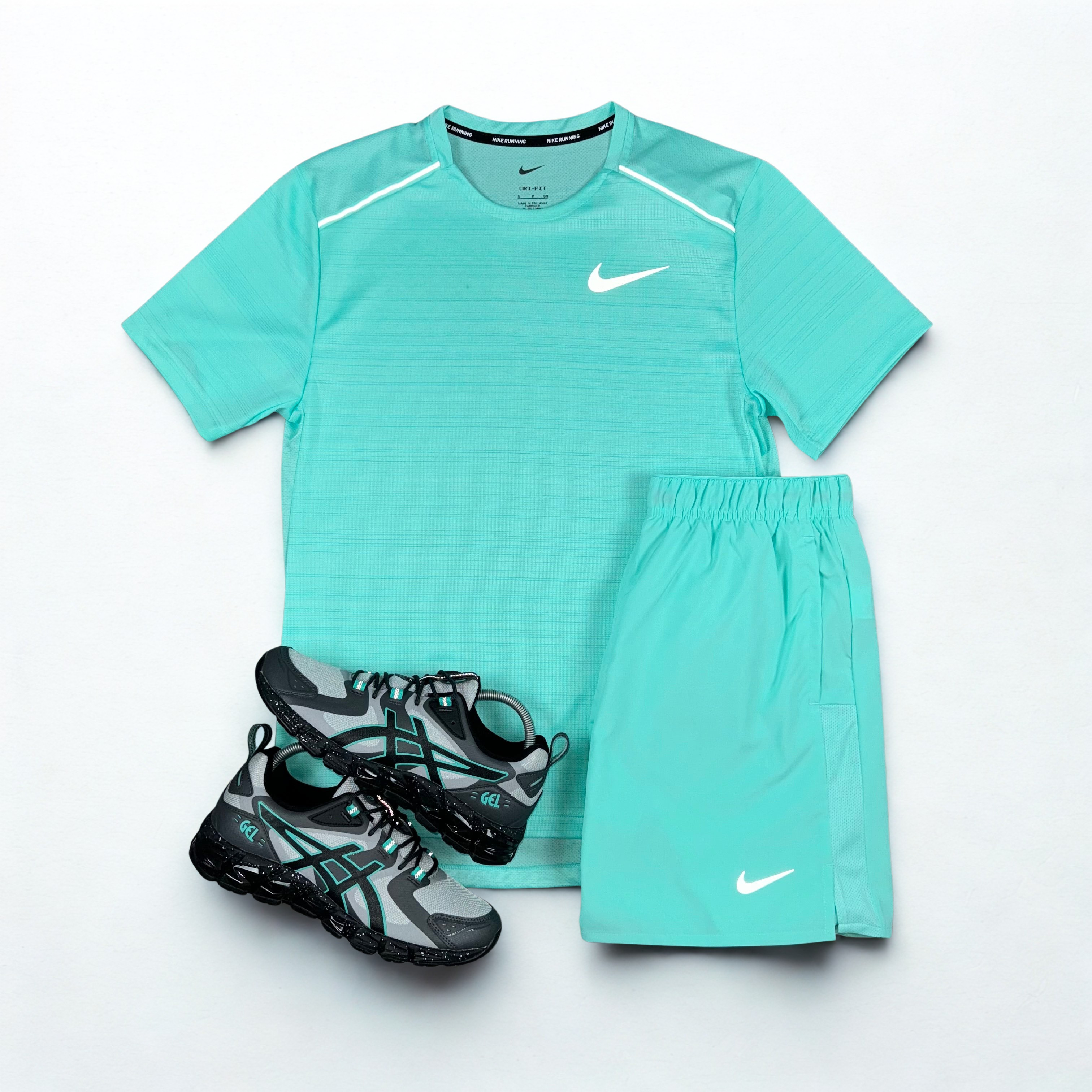 Nk Running Set Turquoise Blue