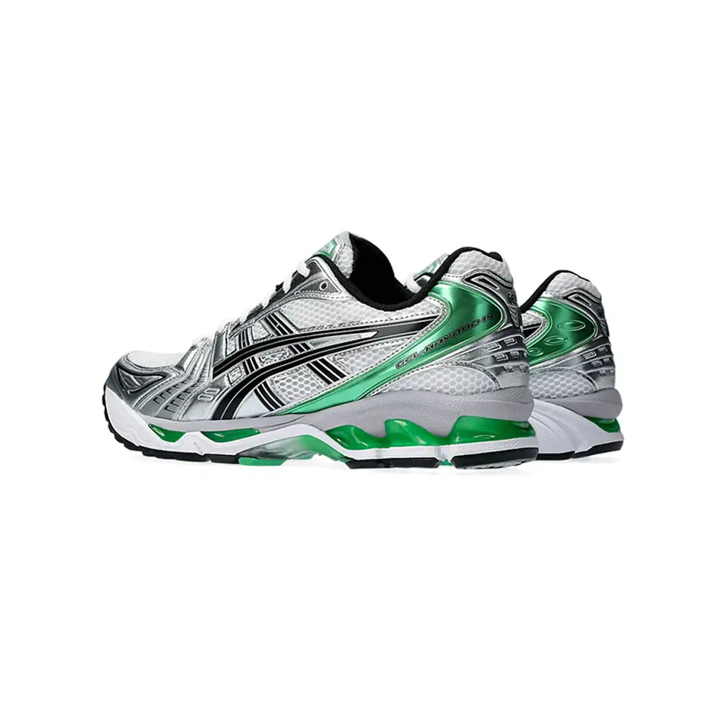 Gel Kayano 14 White / Grenn Malachite