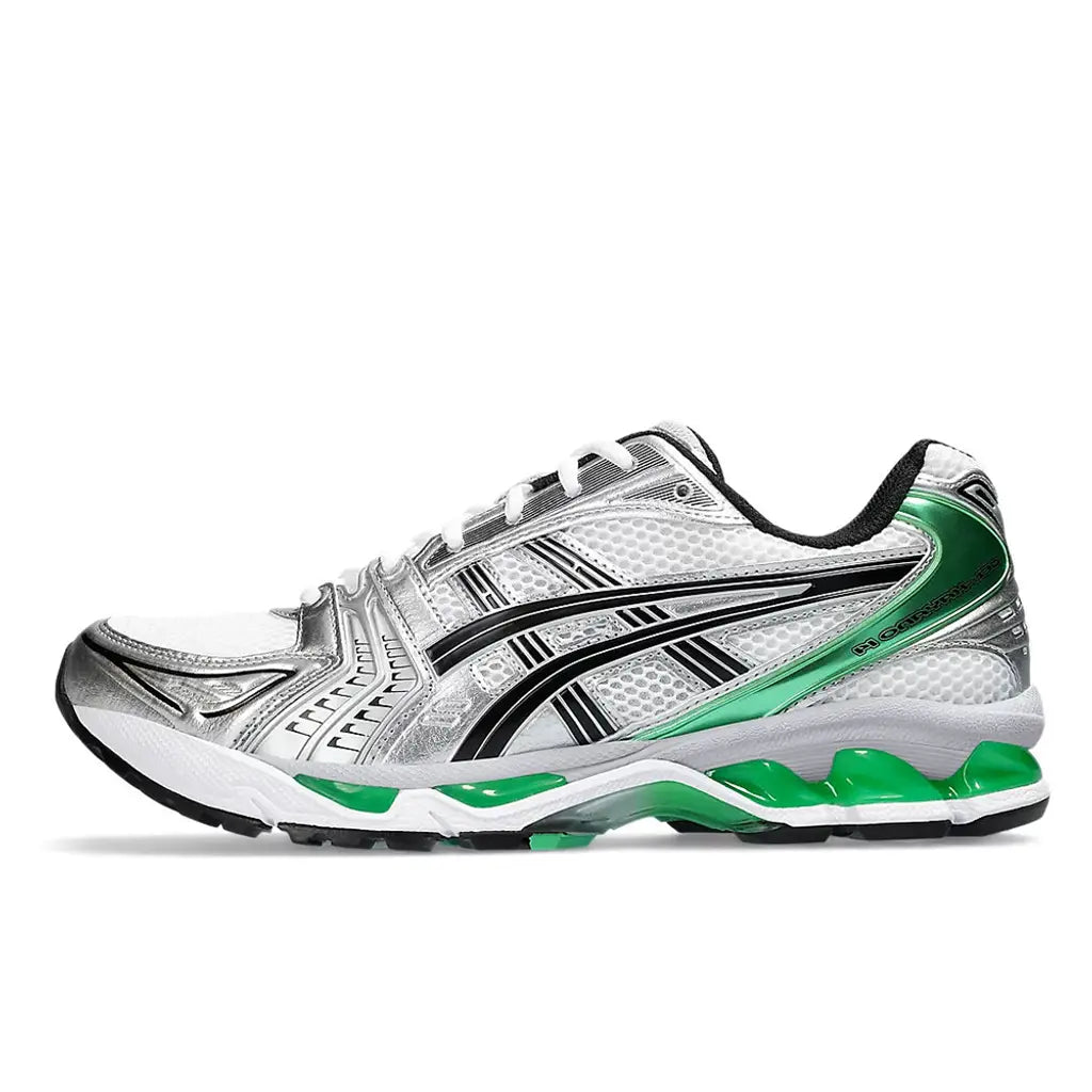 Gel Kayano 14 White / Grenn Malachite